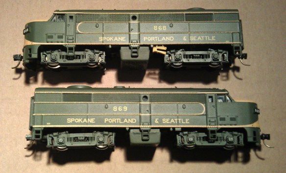 FA1 with Type 1 Rerailer