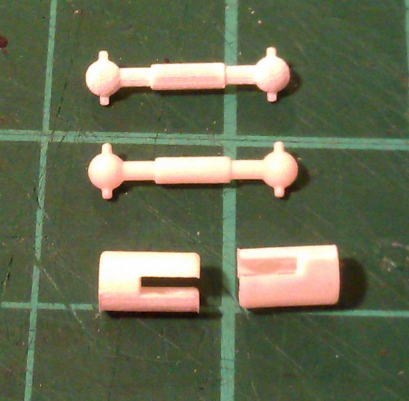 Atlas 4-4-0 3D Printed Drive Shaft - Clened