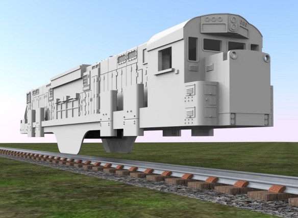 Alco C-855 WIP Render 5