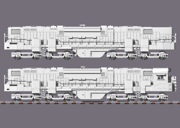 Alco C-855B Side View